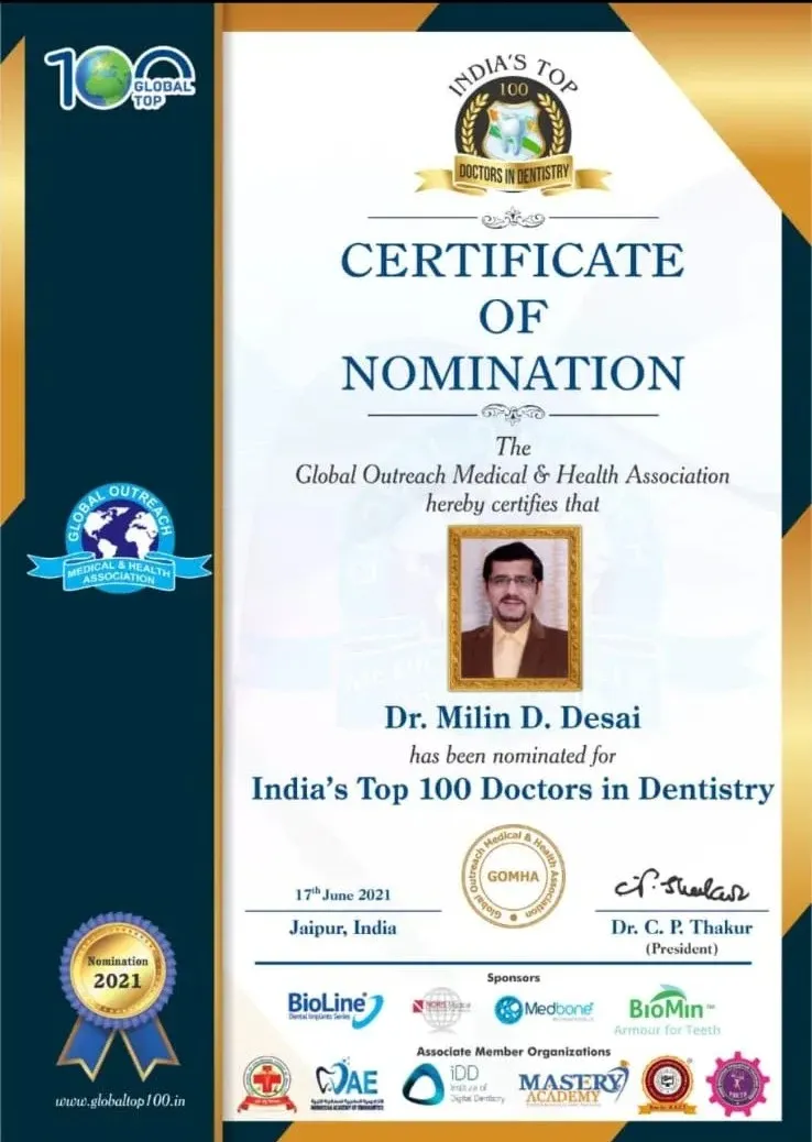 India's Top 100 Doctors in Dentistry